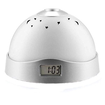 Ceas de masa digital, cu proiectie temporala LED Proiector Cosmos Star Alb, Olimp Ceas de masa digital, cu proiectie temporala LED Proiector Cosmos Star Alb, Olimp