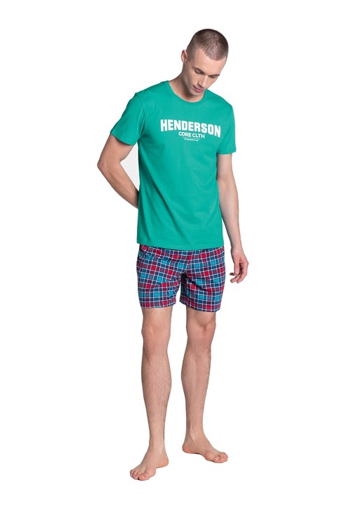 Pijama pentru barbati Henderson Lid Multicolor, Turcoaz/Multicolor