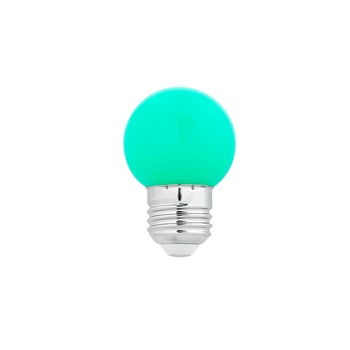 Bec LED Ecoplanet glob mic verde G45, E27, 1W (10W), 80 LM, A+, Mat Bec LED Ecoplanet glob mic verde G45, E27, 1W (10W), 80 LM, A+, Mat