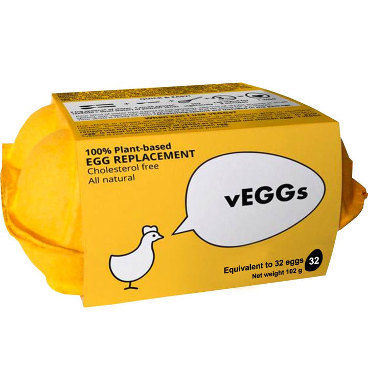 Inlocuitor vegan pentru oua, Cultured Foods-Veggs, fara gluten, 102 g