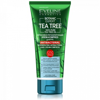 Crema maini regeneranta si antibacteriana, Eveline Cosmetics, Botanic Expert Tea Tree, 100 ml Crema maini regeneranta si antibacteriana, Eveline Cosmetics, Botanic Expert Tea Tree, 100 ml