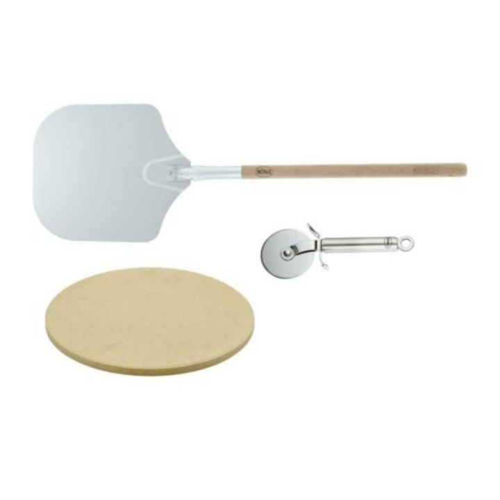Set 3 piese pentru pizza, RÖSLE, 48x32,2x7,5 cm