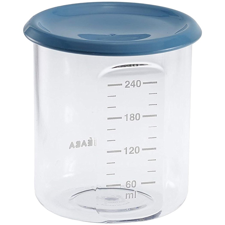 Recipient ermetic din tritan Beaba, 240 ml, Albastru
