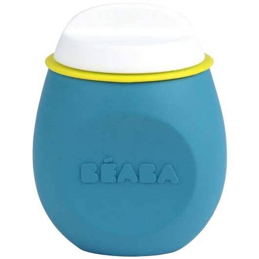 Recipient silicon Beaba Squeez, Bleu