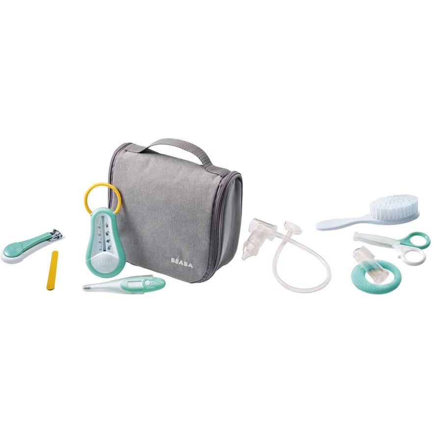 Set complet de ingrijire bebe Beaba, Verde/Galben