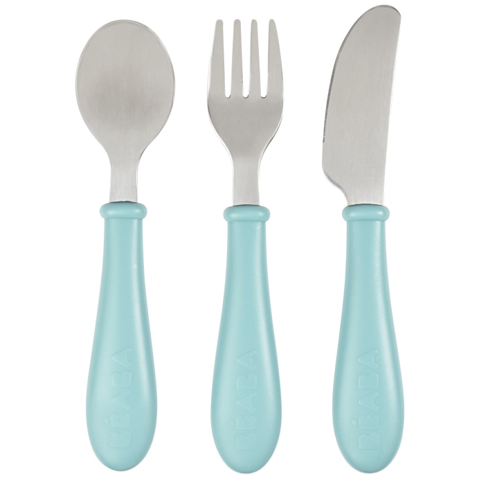 Set 3 tacamuri inox Beaba, Verde