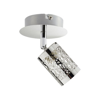 Plafoniera LED, crom 1 x 50W, metal, Barrow Plafoniera LED, crom 1 x 50W, metal, Barrow