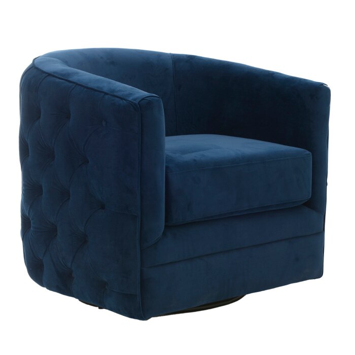 Fotoliu Blue Velvet, Catifea, 82x81x75
