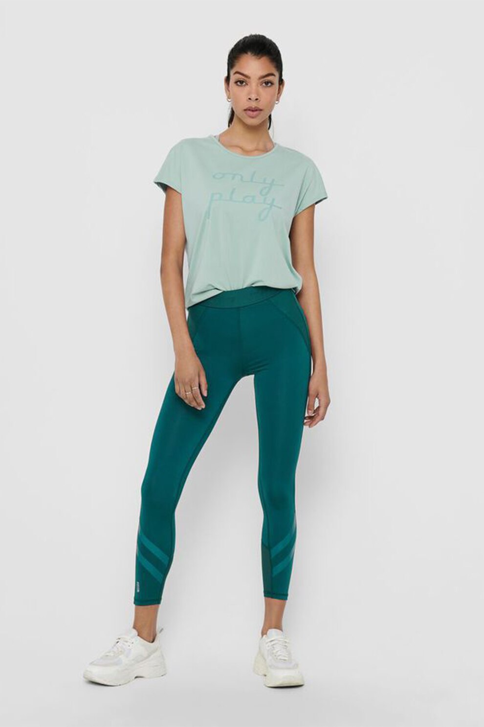 Only Play, Colanti cu talie elastica, Verde persan, L