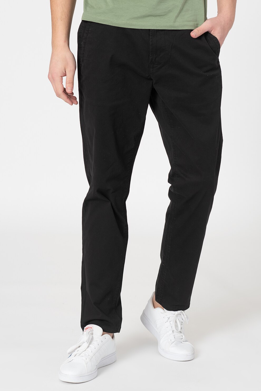 Only & Sons, Pantaloni chino drepti Will, Negru, W31-L32