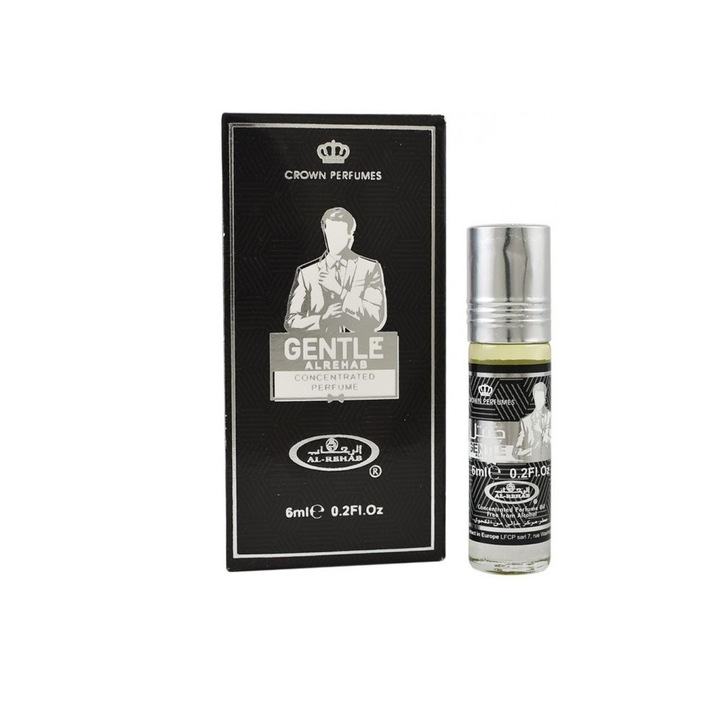 Parfüm Al Rehab Gentle, férfi, gyümölcsös, virágos aroma, 6 ml