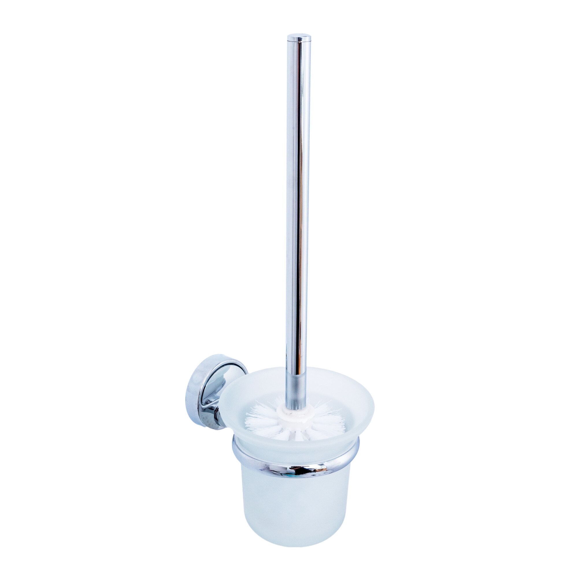 Perie wc , TRENDY'S,fixare pe perete , crom lucios