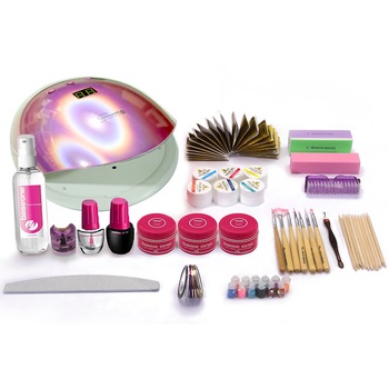 Kit unghii 108 Rainbow 60W piese Color Line Kit unghii 108 Rainbow 60W piese Color Line