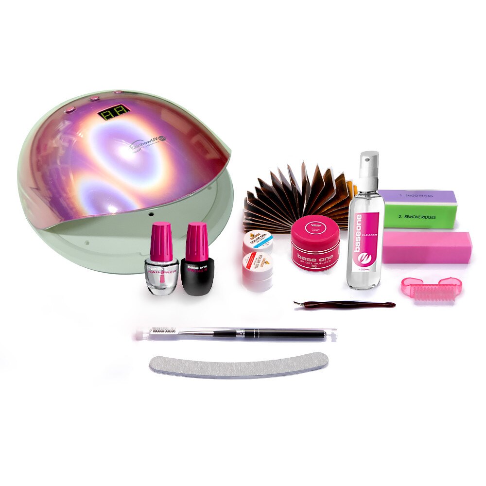 Kit unghii 63 piese Rainbow 60W Color Line Profesional