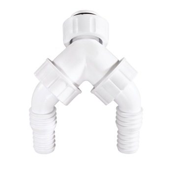 Adaptor pentru conexiune dubla Xavax 110221, Compatibil cu masina de spalat vase si masina de spalat rufe, Imbinare 1 inch, Racord furtun 20-24 mm, Sistem prevenire reflux Adaptor pentru conexiune dubla Xavax 110221, Compatibil cu masina de spalat vase si masina de spalat rufe, Imbinare 1 inch, Racord furtun 20-24 mm, Sistem prevenire reflux