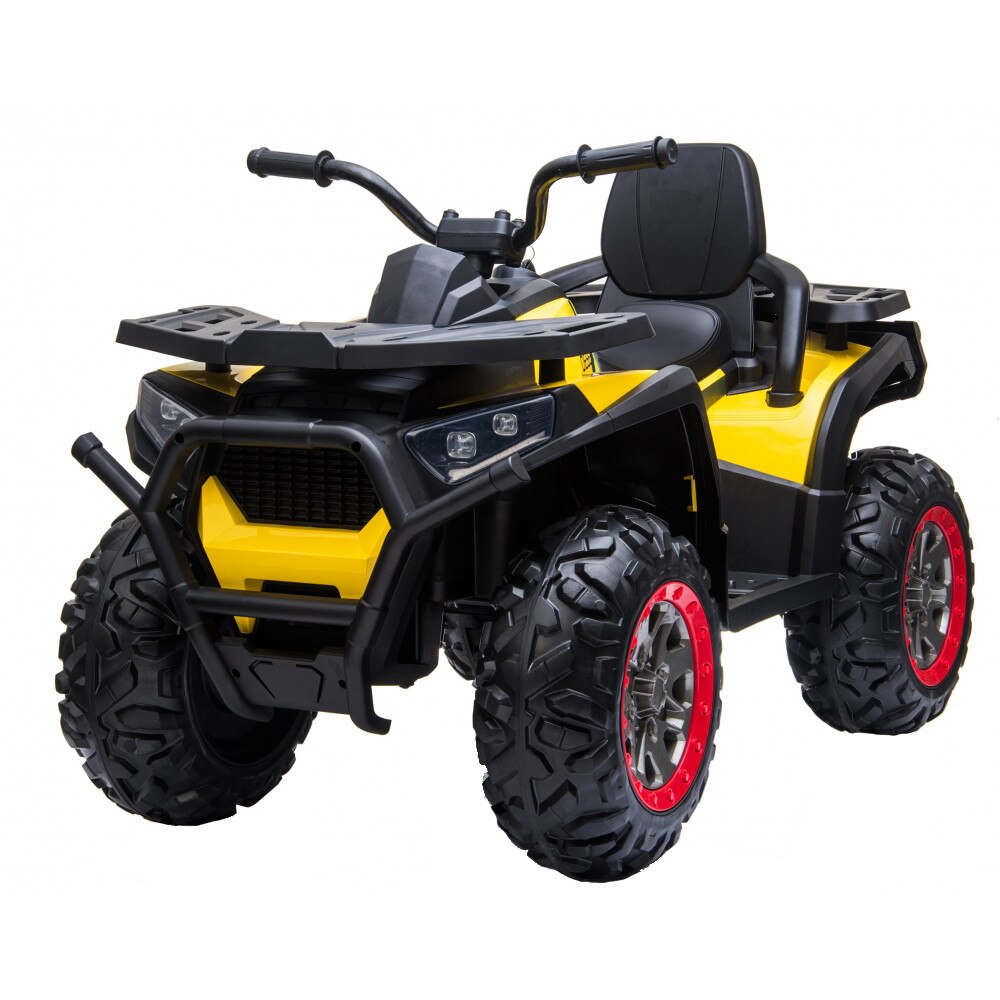Atv electric Nichiduta Desert cu suspensii si pornire la cheie 12V Yellow