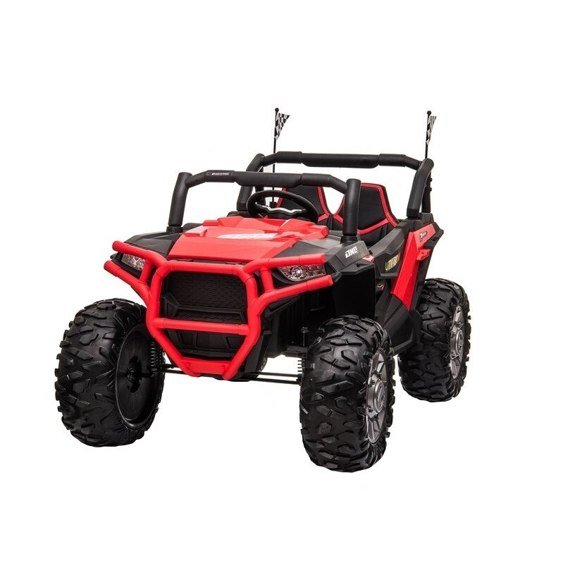 Masinuta electrica 4x4 cu roti din cauciuc EVA Nichiduta UTV Bom Red