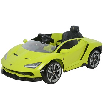 Masinuta electrica cu roti EVA si scaun piele Lamborghini Centenario Green Masinuta electrica cu roti EVA si scaun piele Lamborghini Centenario Green