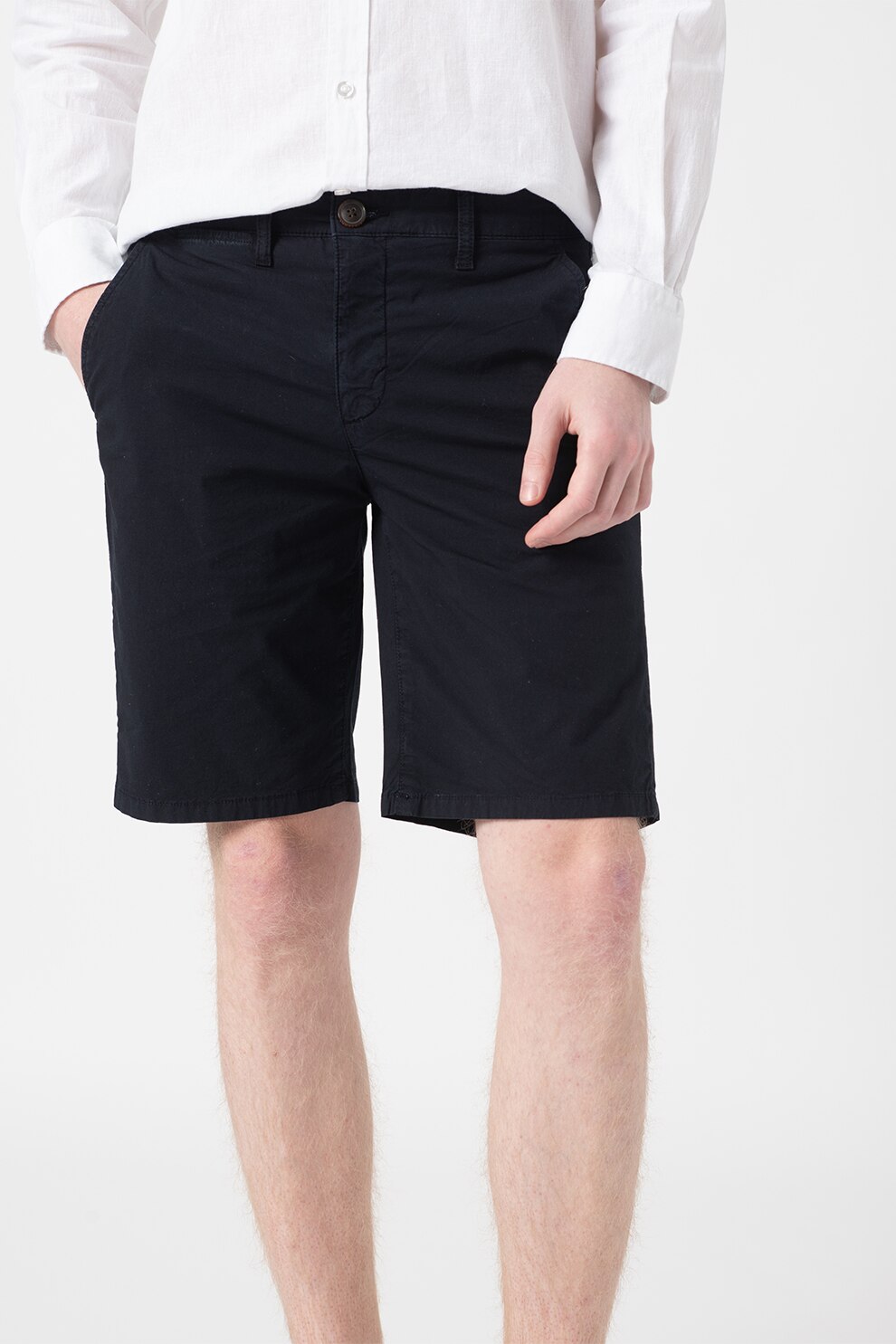Lumberjack, Bermude chino Popeline, Bleumarin inchis