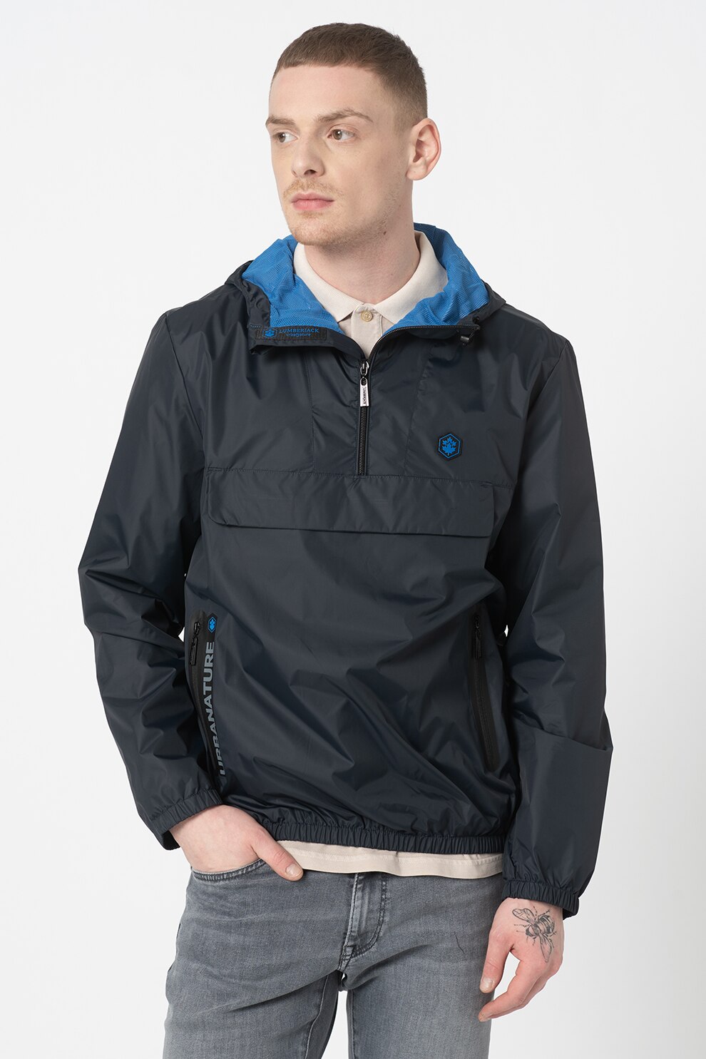 Lumberjack, Jacheta usoara fara inchidere Evolution, Bleumarin, 2XL