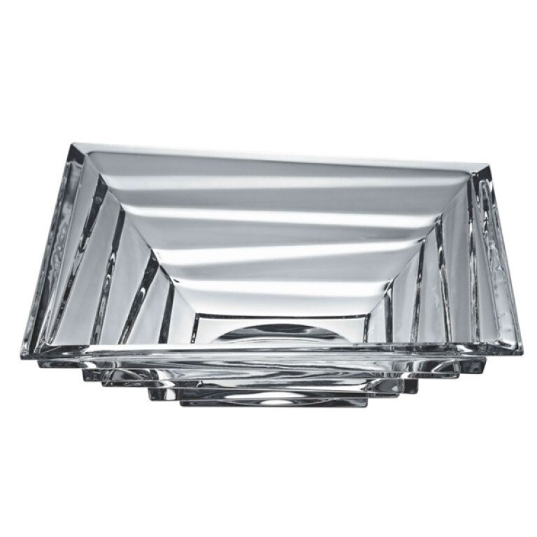 Bol Bohemia, Sticla, Transparent, 28 cm