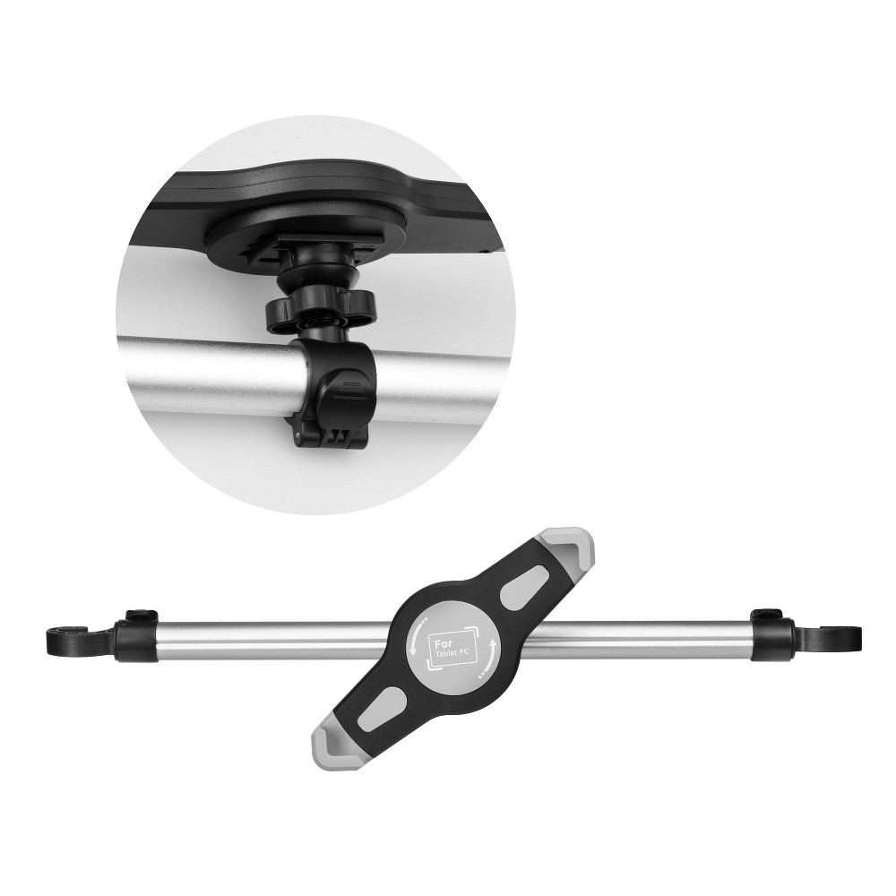 Suport auto tetiera pentru tableta, Headrest Mount, argintiu/negru