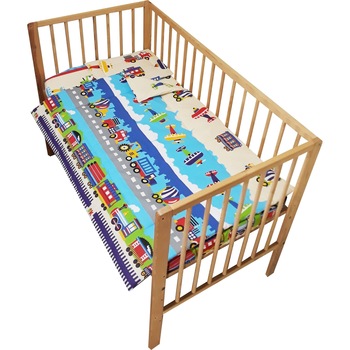 Lenjerie patut bebe 3 piese avioane Lenjerie patut bebe 3 piese avioane