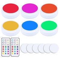 set 6 spoturi led rgb cu 2 telecomandavaxiuja13 culoare10 trepte lumina2 metoda control imagen 10_0_
0