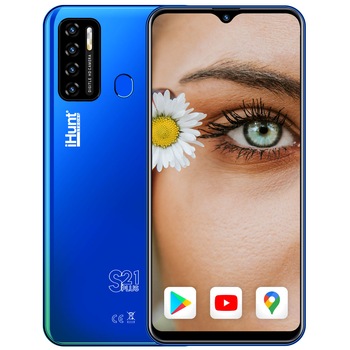 Telefon mobil iHunt S21 Plus 2021, Dual SIM, 16GB, 2GB RAM, 3G, Blue Telefon mobil iHunt S21 Plus 2021, Dual SIM, 16GB, 2GB RAM, 3G, Blue