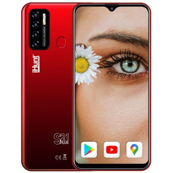 Telefon mobil iHunt S21 Plus 2021, Dual SIM, 16GB, 2GB RAM, 3G, Red Telefon mobil iHunt S21 Plus 2021, Dual SIM, 16GB, 2GB RAM, 3G, Red