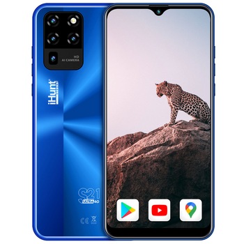 Telefon mobil iHunt S21 Ultra 4G 2021, Dual SIM, 16GB, 2GB RAM, 4G, Blue Telefon mobil iHunt S21 Ultra 4G 2021, Dual SIM, 16GB, 2GB RAM, 4G, Blue