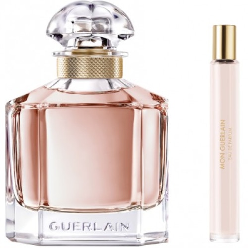Set Apa de parfum Guerlain Mon Guerlain Eau de Parfum 100ml + Eau de Parfum 10ml, Femei, 100 ml
