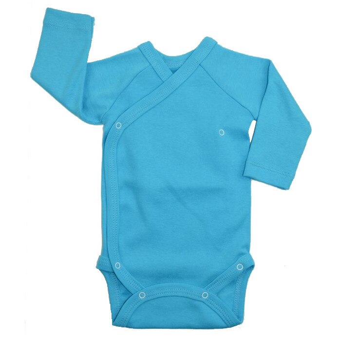 Body cu maneca lunga pentru baieti Mini Junior MJ-5A, Albastru, 62 cm