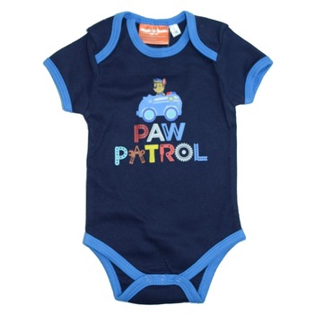 Body cu maneca scurta pentru baieti Sun City Paw Patrol AQE0400B, Bleumarin, 62 cm Body cu maneca scurta pentru baieti Sun City Paw Patrol AQE0400B, Bleumarin, 62 cm
