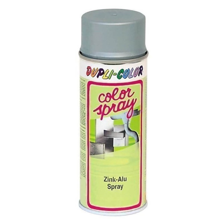 Kétszínű cink-alumínium festékszóró festék, 400 ml, Fémfelületek
