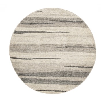 Covor Sari Circle Modern Chemex 3437A bej 100x100 Covor Sari Circle Modern Chemex 3437A bej 100x100