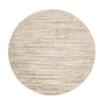 Covor Sari Circle Modern Chemex T006A cremos 100x100 Covor Sari Circle Modern Chemex T006A cremos 100x100
