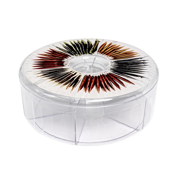 Cutie depozitare ceai transparenta cu 6 compartimente Cutie depozitare ceai transparenta cu 6 compartimente