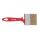 Pensula cu peri naturali, MTX, Plastic, 70x12 mm, Rosu