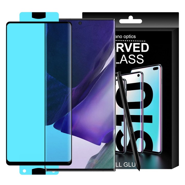3D Edge Nano Flexi Glass hybrid Full képernyővédő fólia Samsung Galaxy S21 + 5G (S21 Plus 5G) fekete