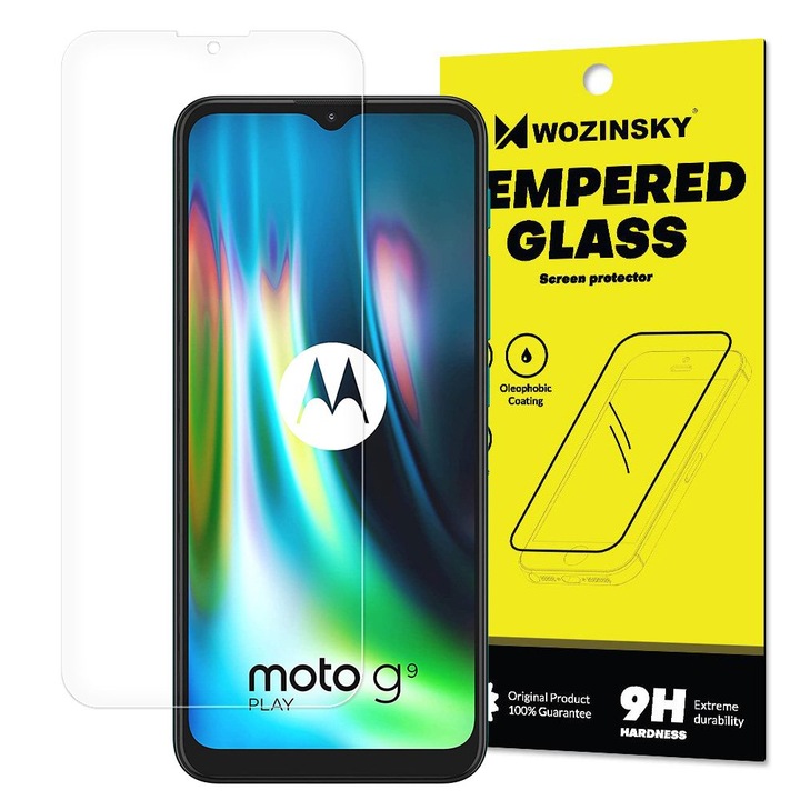 Протектор за телефон Tempered Glass 9H за екран за Motorola Moto G9 Play/Moto E7 Plus
