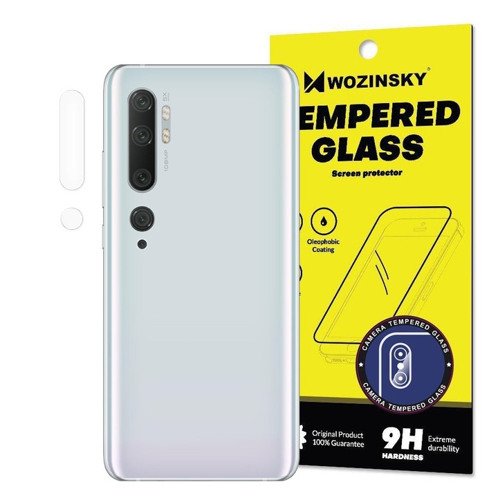 Стъклен протектор Wozinsky Camera Tempered Glass Super Durable 9H за Xiaomi Mi Note 10, Mi Note 10 Pro, Mi Cc9 Pro