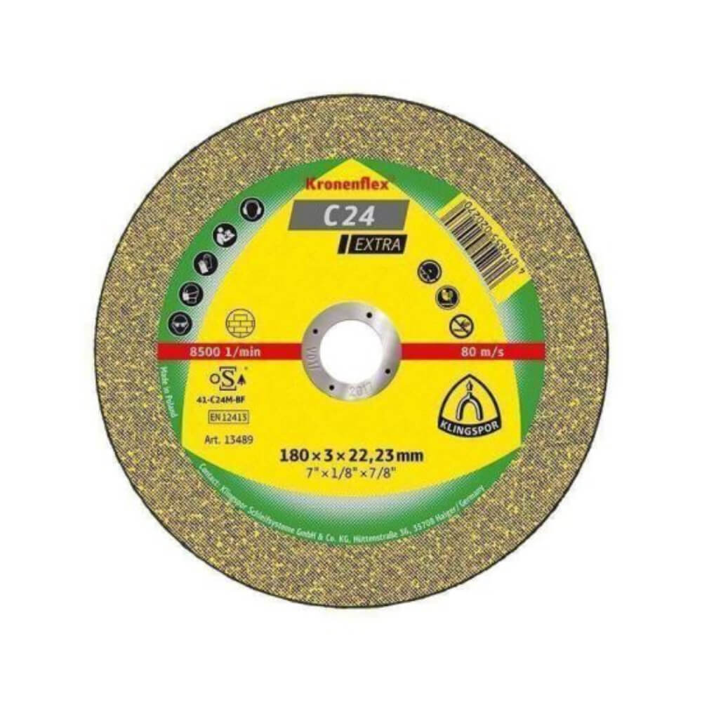 Disc Debitare Klingspor C24 Extra, Piatra si Beton, 115x2.5x22mm