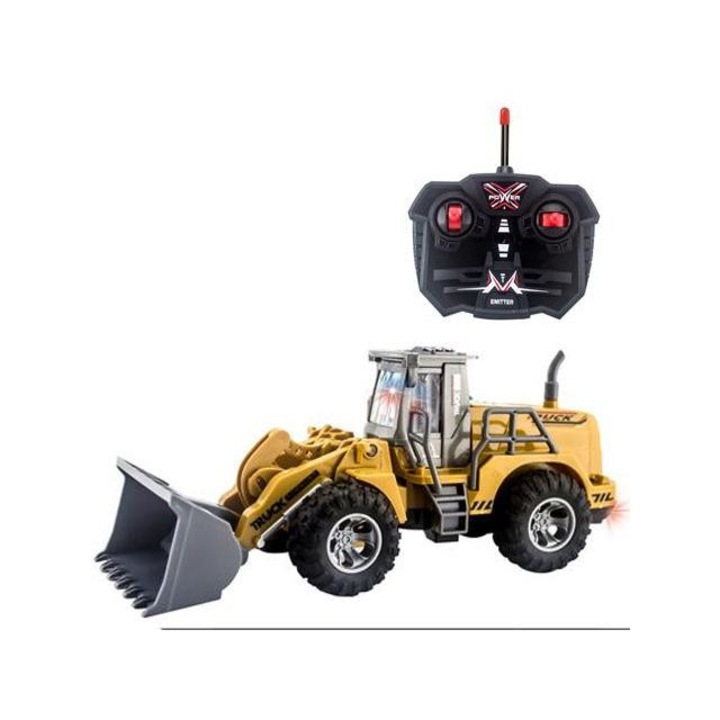 Magic Toys 6355763 RC távirányítós buldózer munkagép fénnyel 1:30