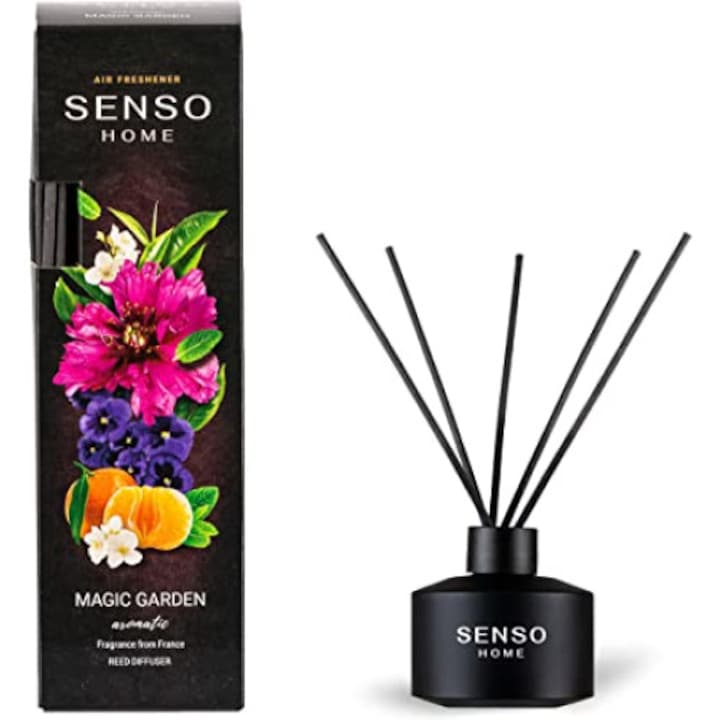 Dr. Marcus Senso Home Red Diffuser / pálcikás illatosító 2db x 50ml magic garden(varázslatos kert) illattal(lakás illatosító)