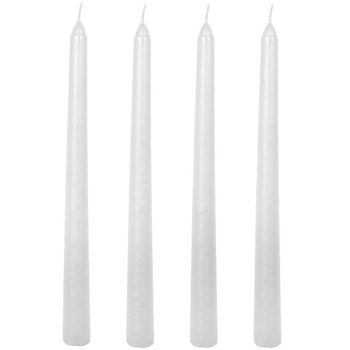Set 4 lumanari albe decorative, 2.5 x 25 cm Set 4 lumanari albe decorative, 2.5 x 25 cm