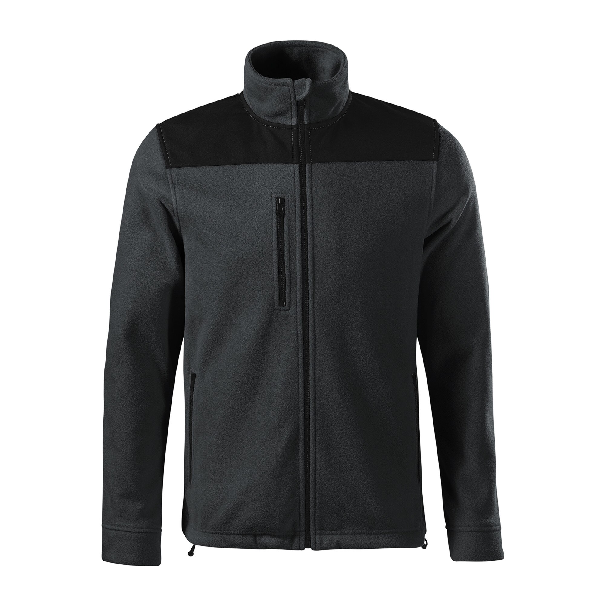 Jacheta fleece Effect, unisex, Ebony gray