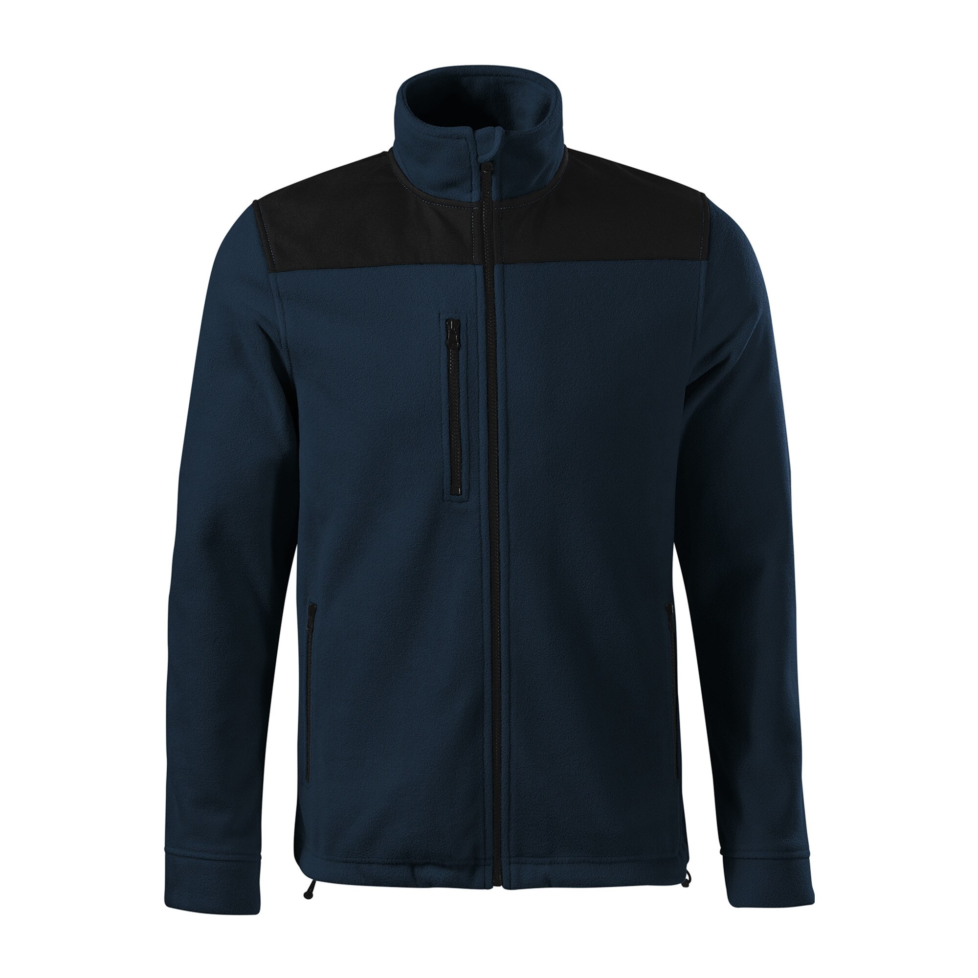 Jacheta fleece Effect, unisex, Albastru marin