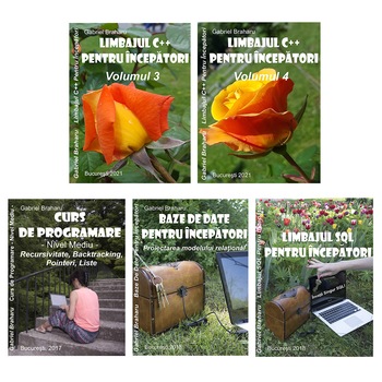 Set de 5 Carti Programare Incepatori (16), Gabriel Braharu, Colectia  Set de 5 Carti Programare Incepatori (16), Gabriel Braharu, Colectia
