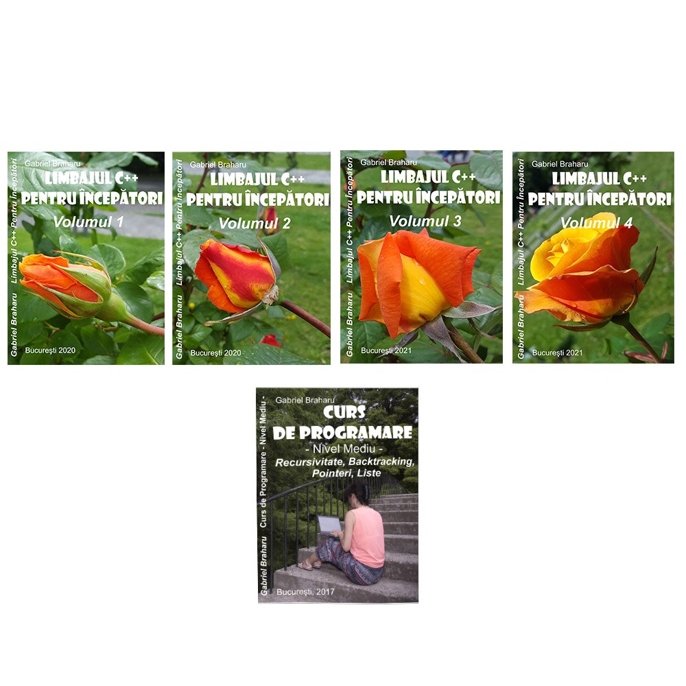 Set de 5 Carti Programare Incepatori (8), Gabriel Braharu, Colectia 